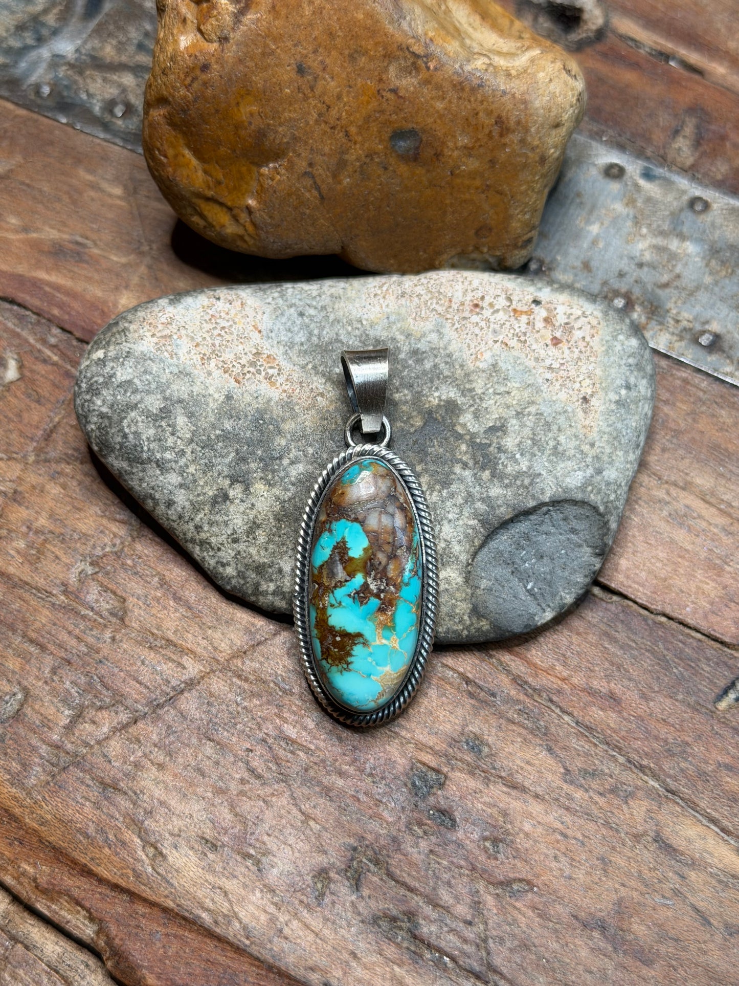 C Honey - Turquoise Pendant