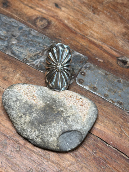 Rachel concho ring stamped