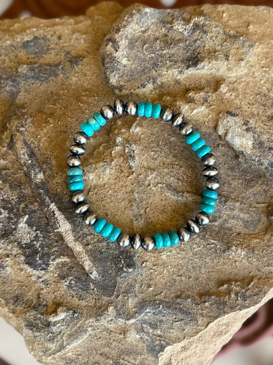 Turquoise stretch bracelet
