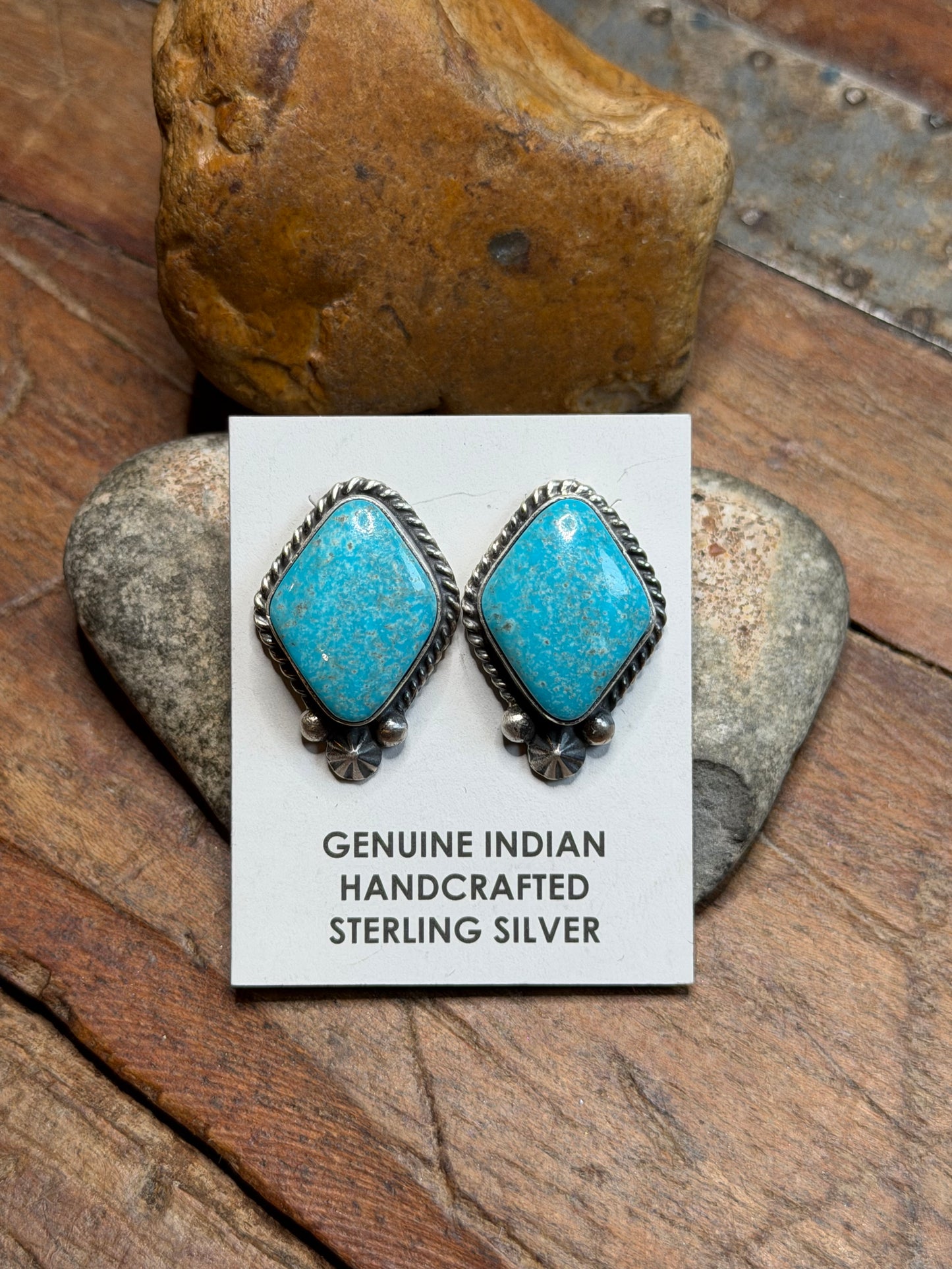 Letty - Turquoise Stud Earrings