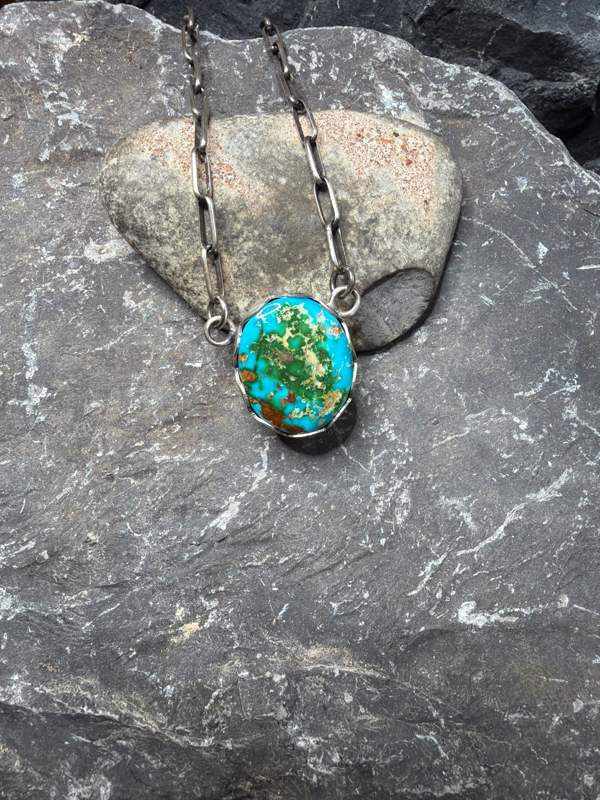 Herher 19.5 cupcak necklace stamped