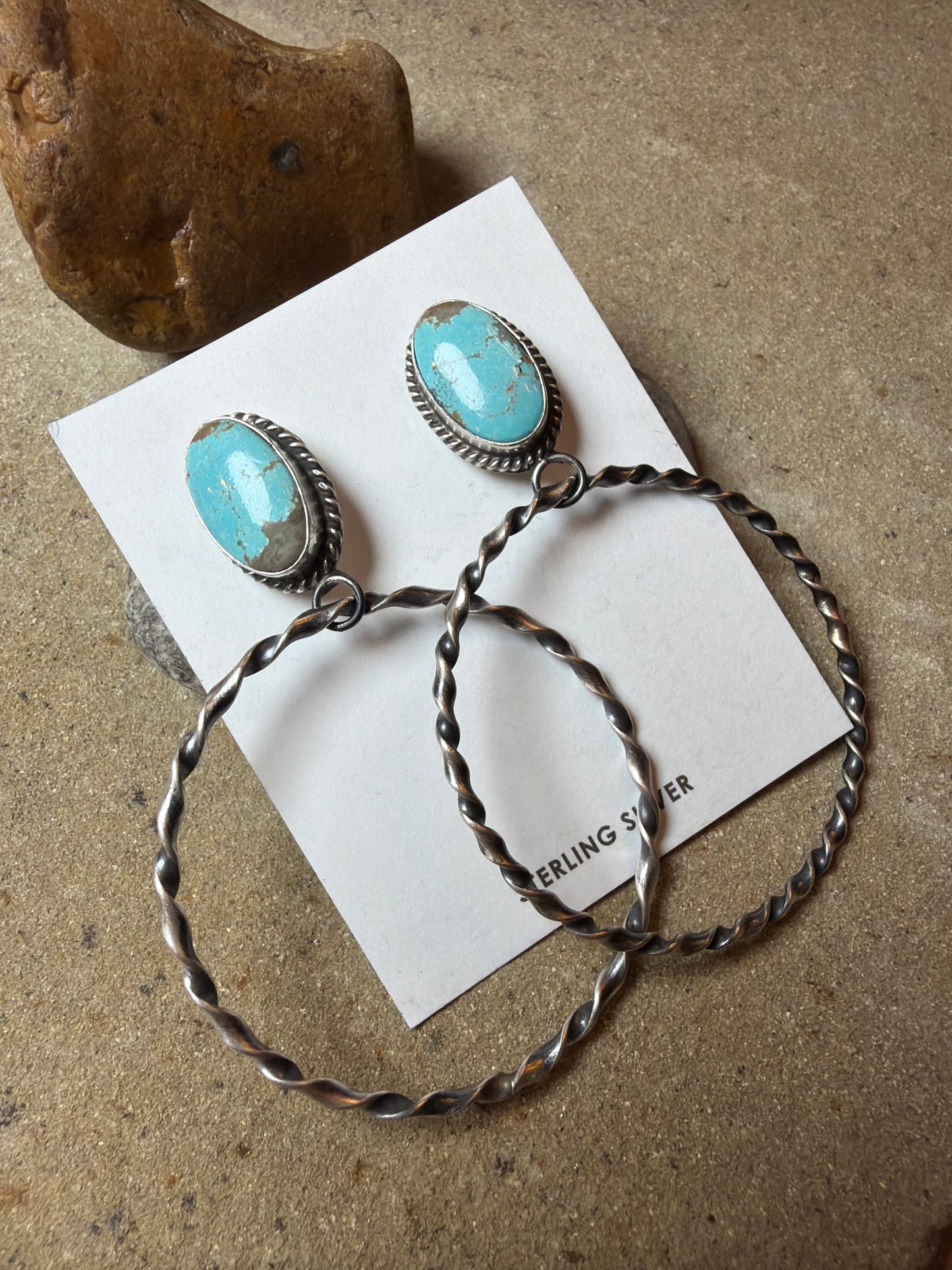 NC lady hoop earring