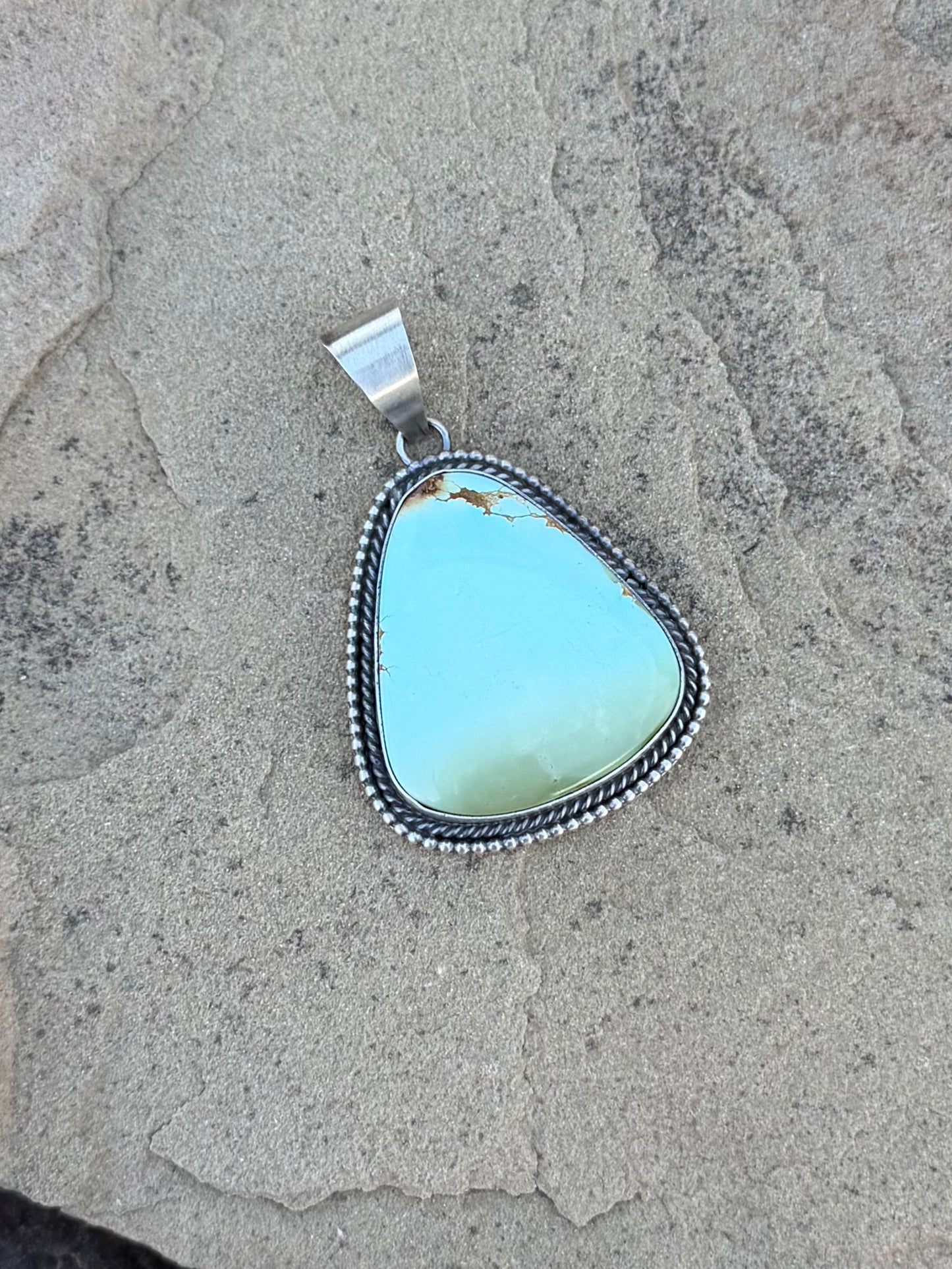 Connie - Large Turquoise Pendant