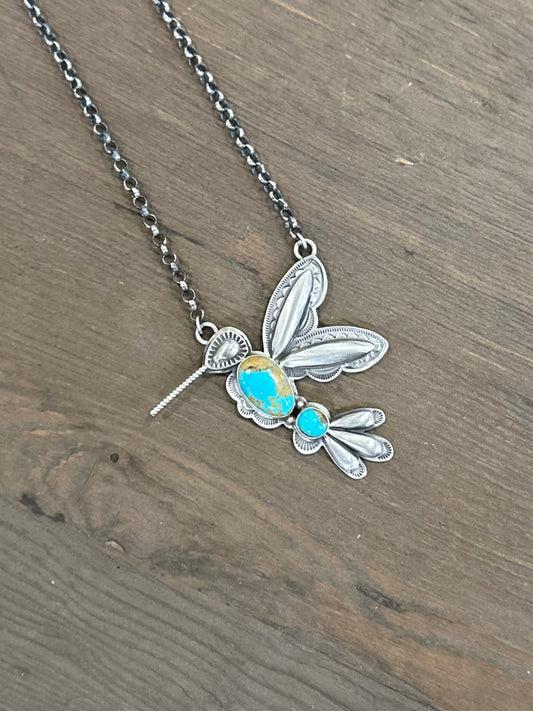 Hummingbird necklace