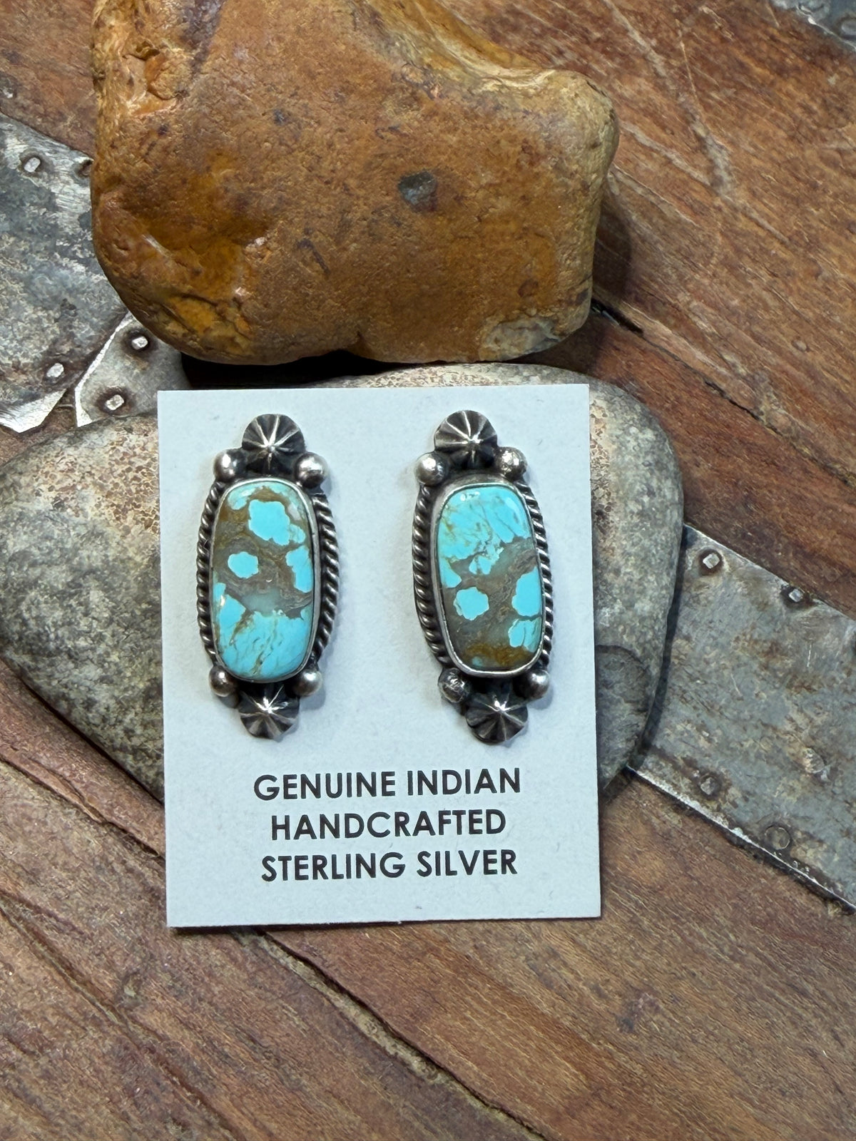 Cara - Turquoise Stud Earrings
