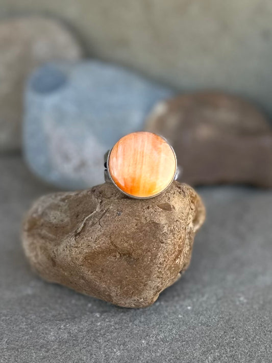 orange spiny adjustable ring joy