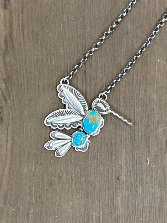 Hummingbird necklace