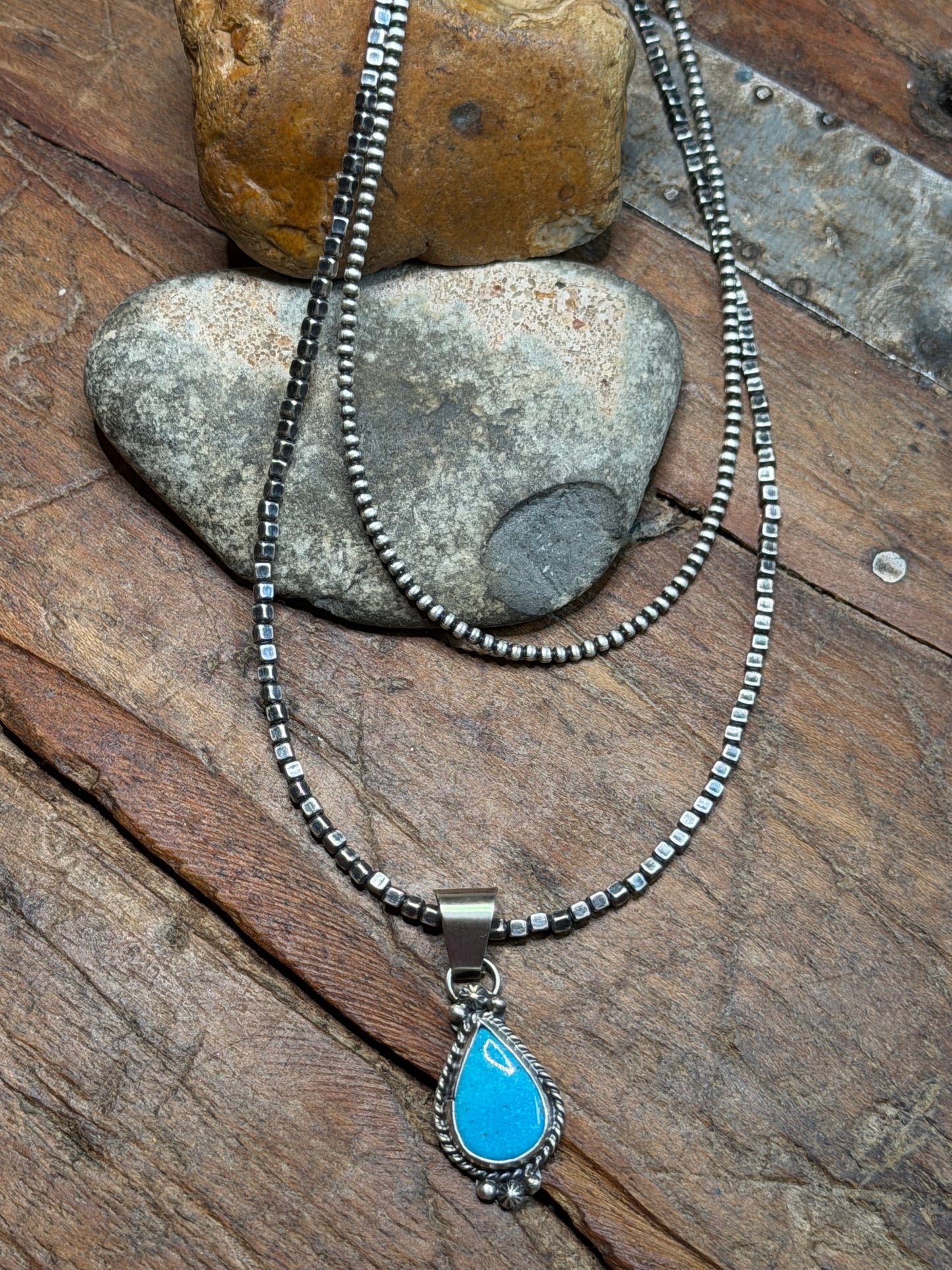 Jamie - 3 Item Listing - 2 Necklace, 1 Turquoise Mini Pendant