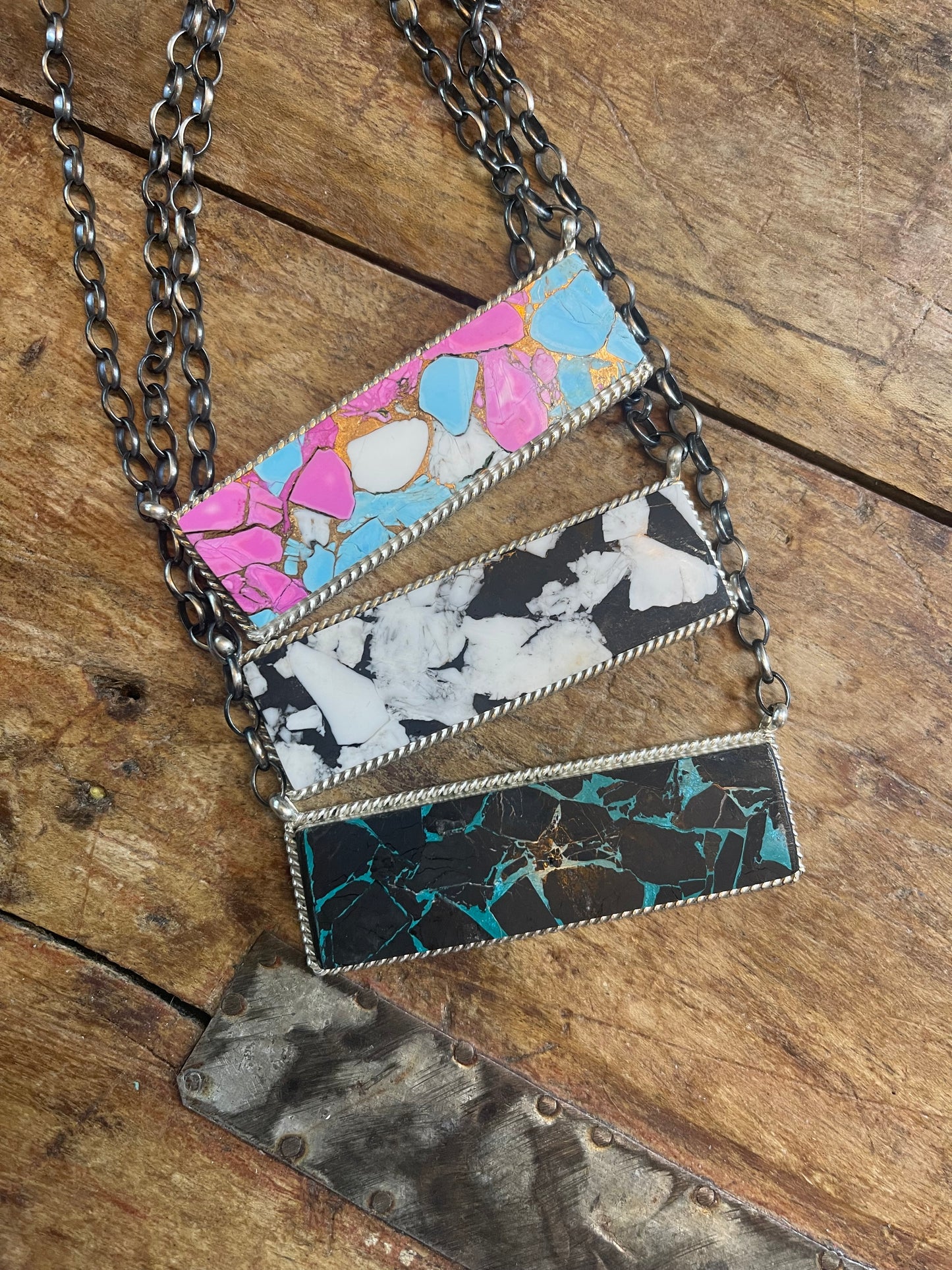 Audri-3 xl bars necklaces