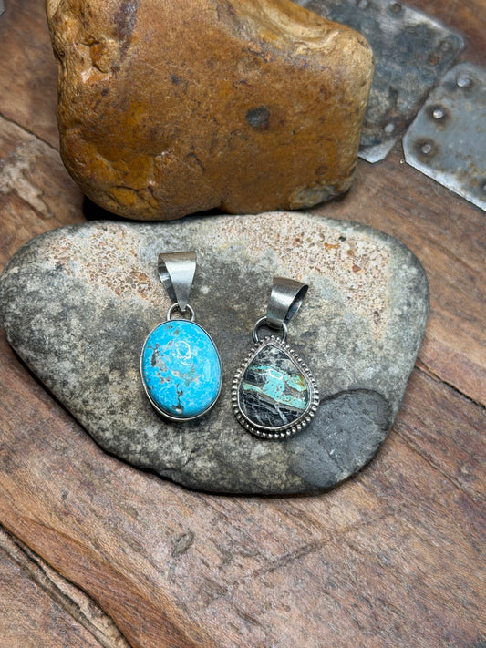VA Tech - 2 Turquoise Mini Pendants