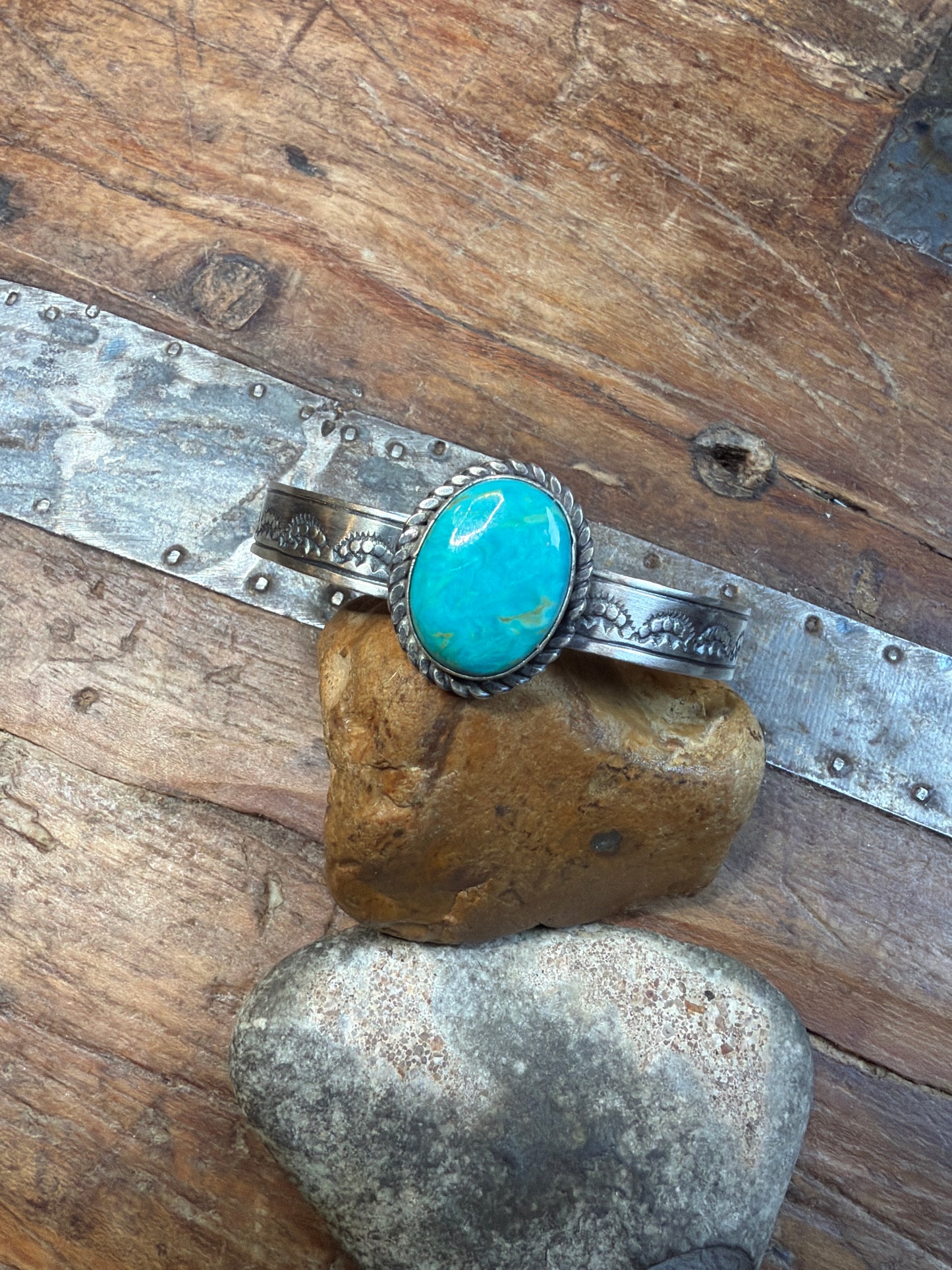 Laura turquoise cuff 6 5/8