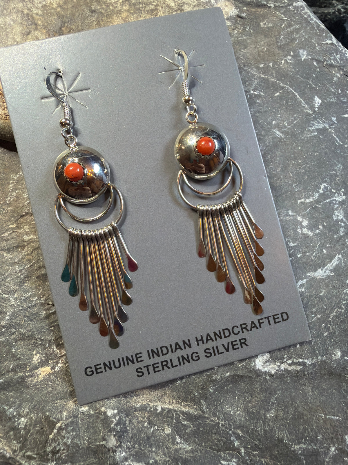 Va tech red earrings