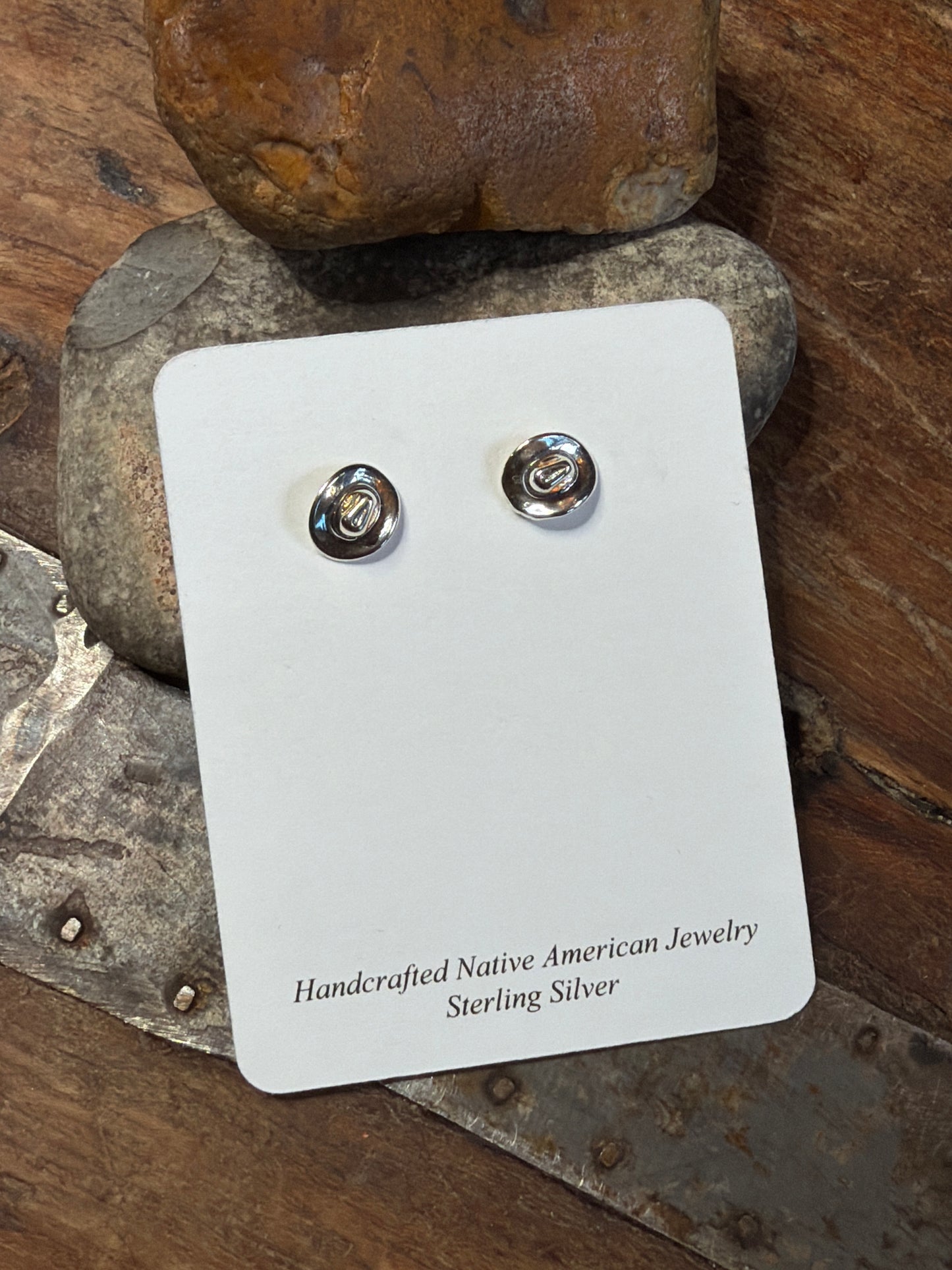 Lauryn-cowboy hat stud earring