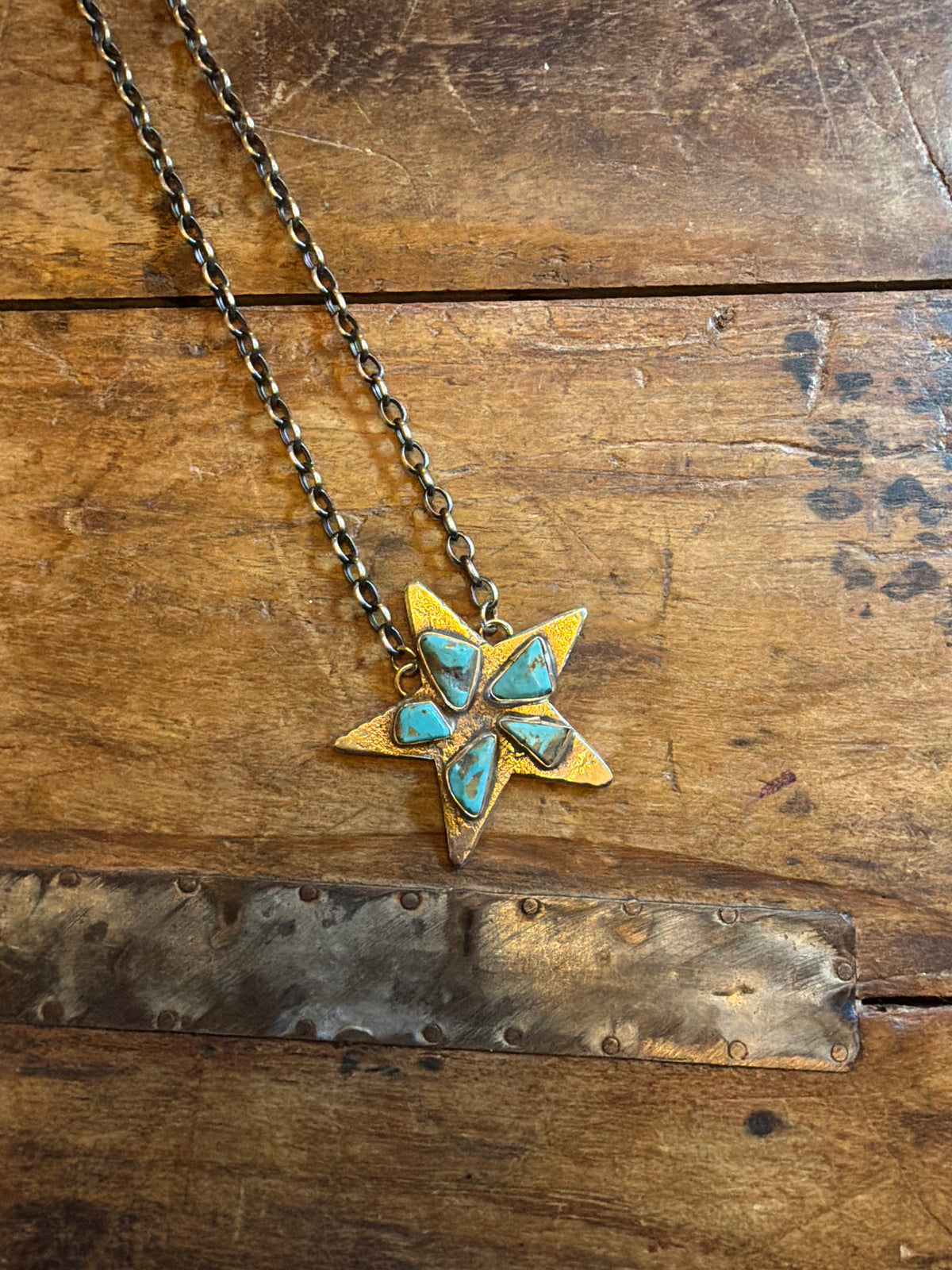 Kay star necklace stamped by the artist 17 1/8 inches