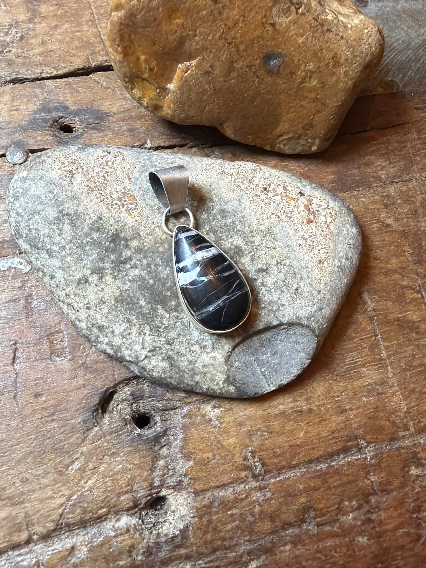 emily-white buffalo pendant