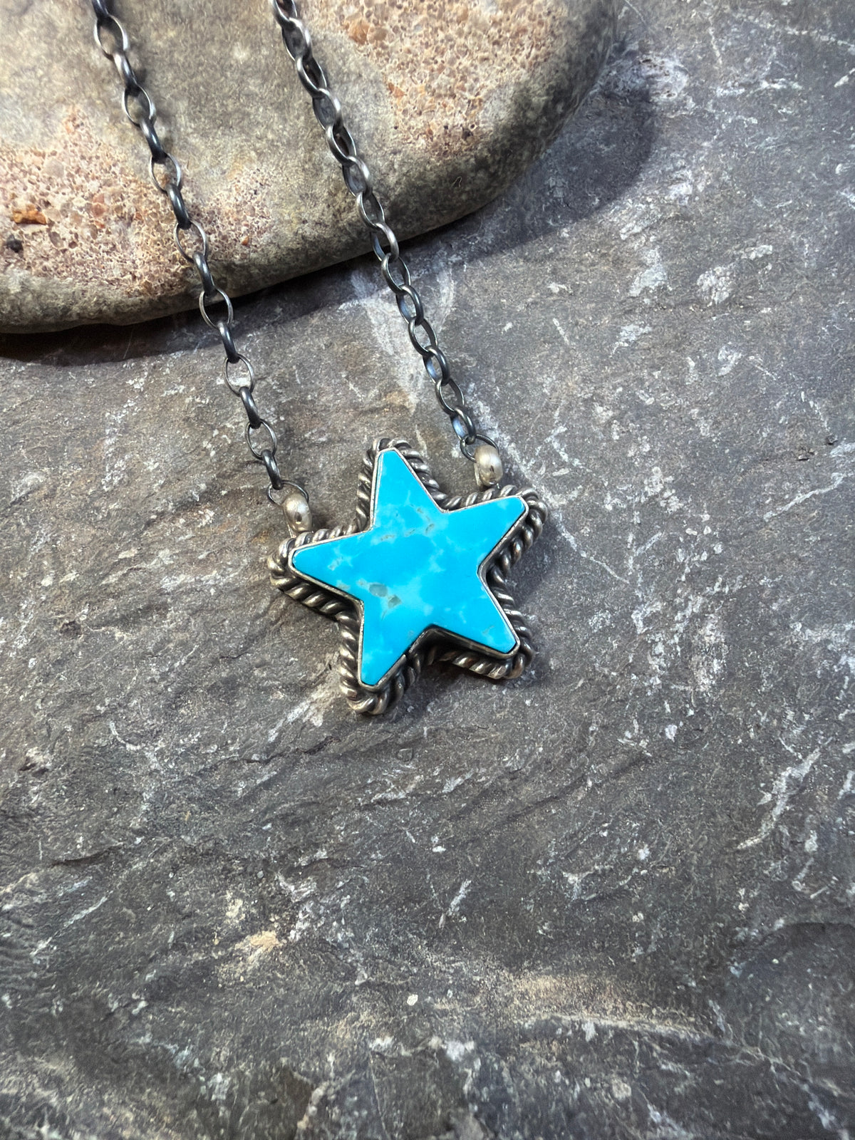Eves star necklace 18.5 stamped
