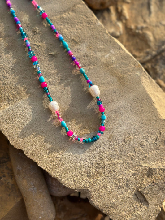 Multi bead necklace