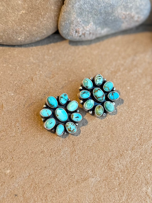 Cluster earrings