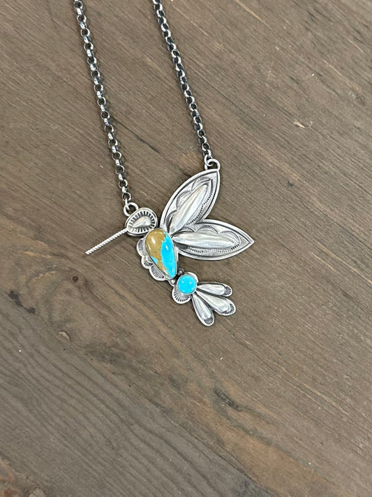 Hummingbird necklace