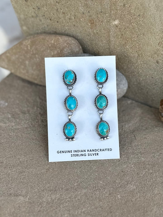 Frida Martinez, three stone dangle (B)