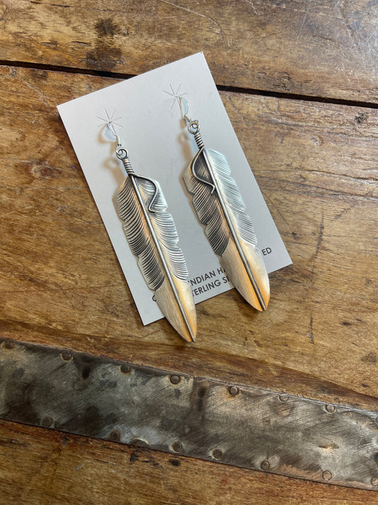 Feather earring