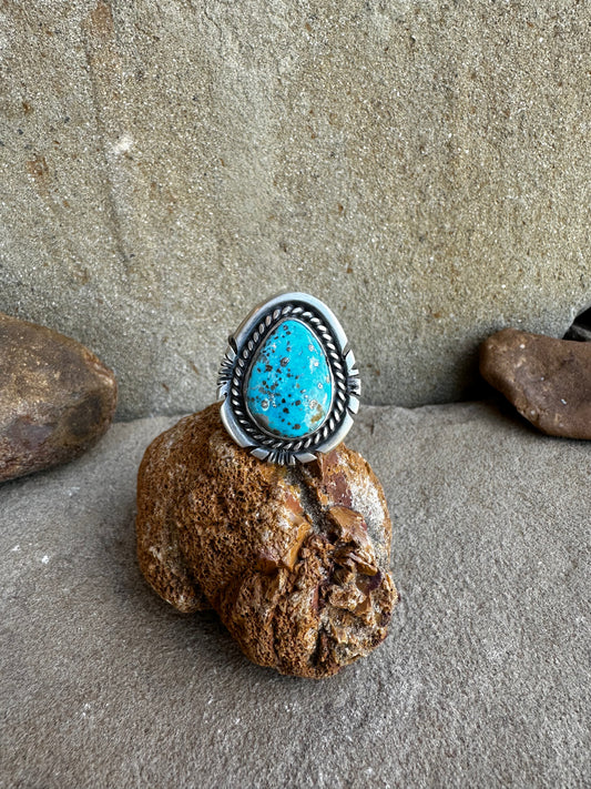 Turquoise adjustable ring