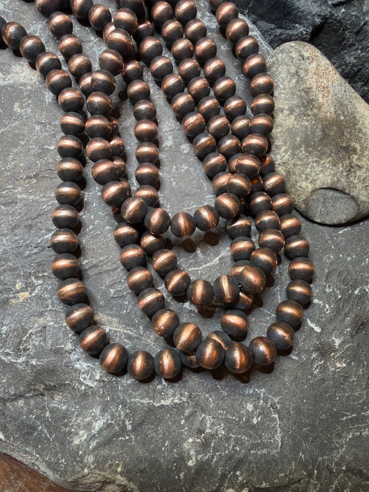 Copper machine made necklace 24.5 to 26.5 8.5mm