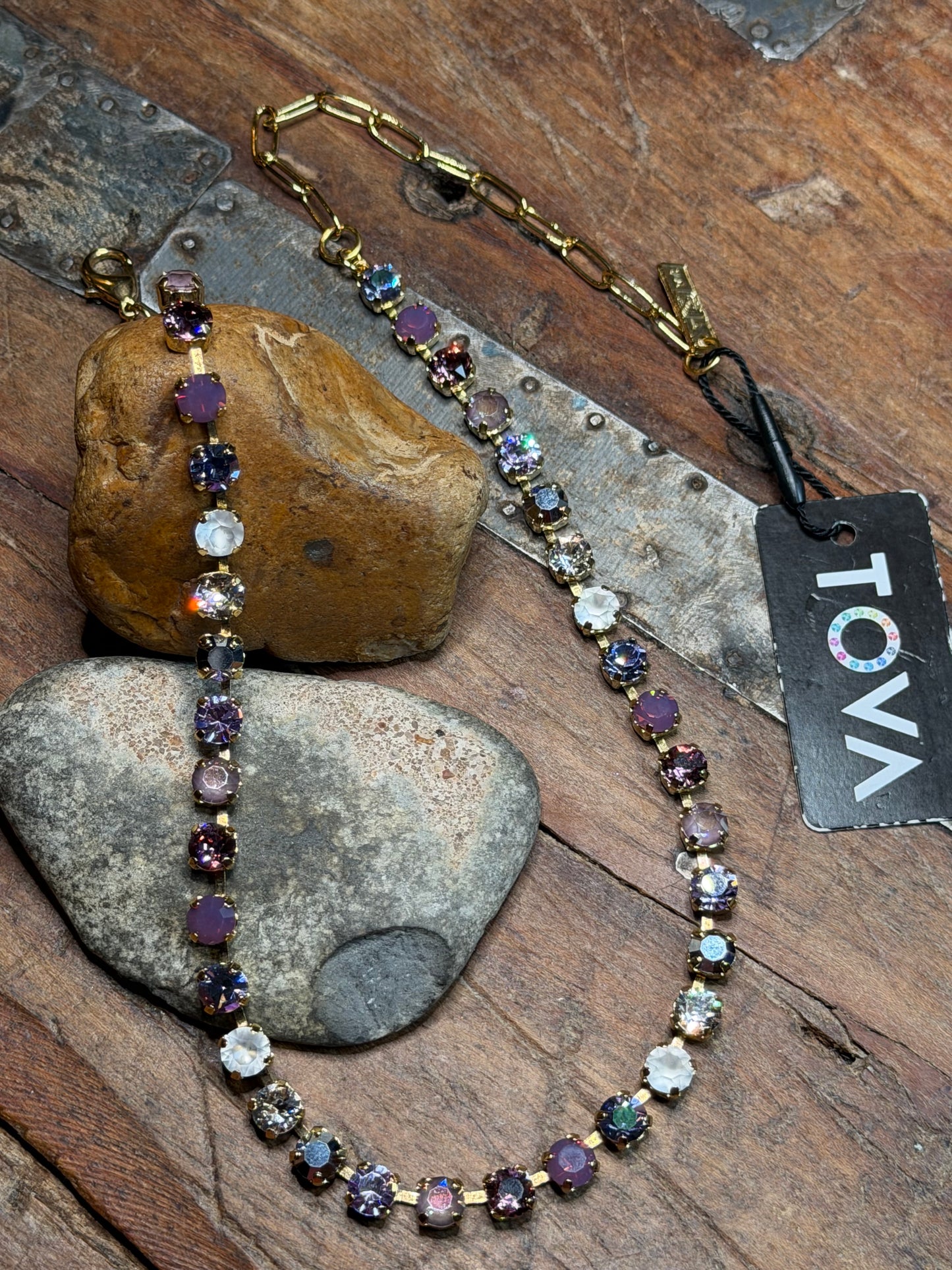 Vee - Multi Color Tova Sparkle Necklace