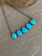 5 stone bar necklace