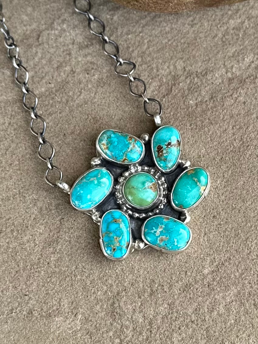 Ella cluster necklace Sonoran Mountain
