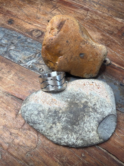 tanya-stamped silver ring (see picture for size)