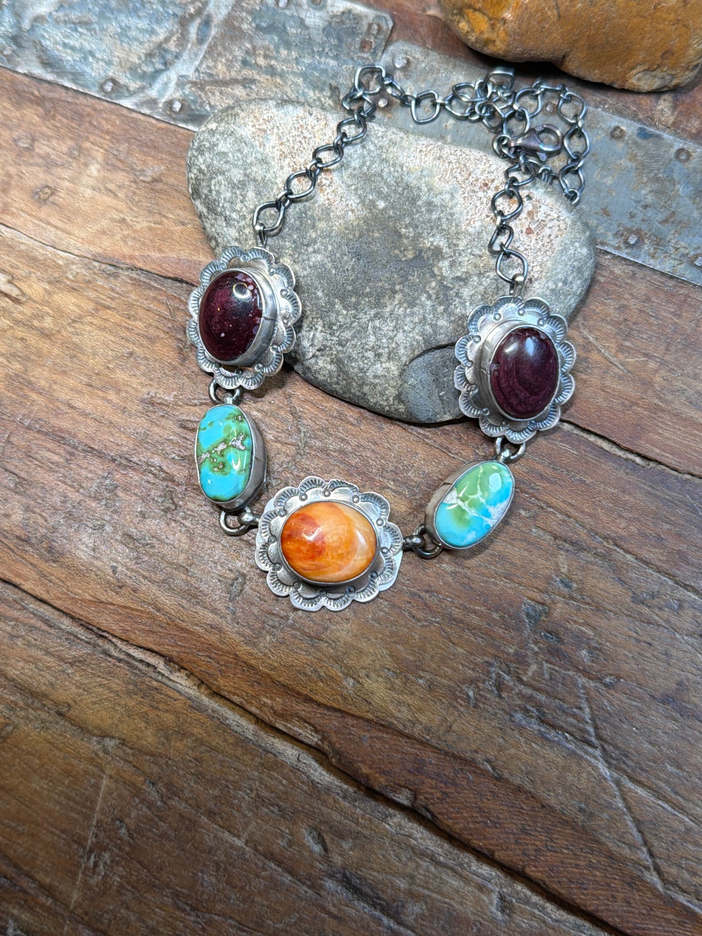 Karin 14 1/8 choker stamped