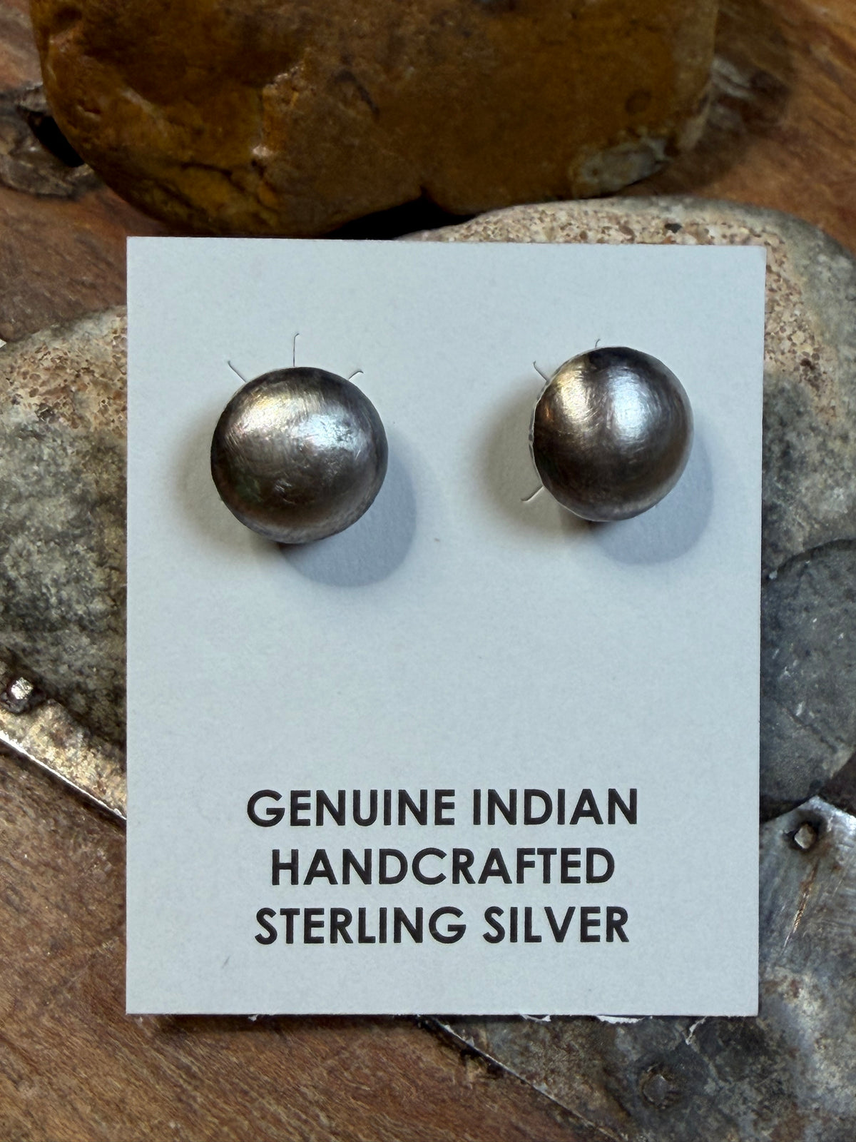 Stephanie B - Stirling Dragonfly Earrings and Sterling Round Stud Earrings