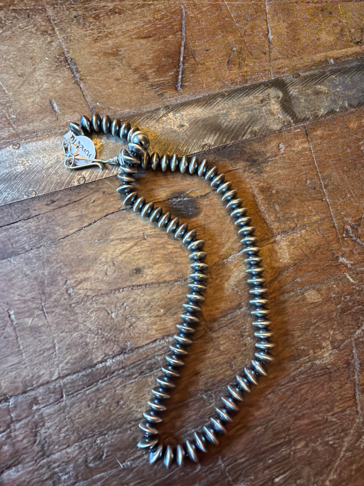 Hardtimes 8 mm necklace 16 3/4