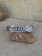 Sterling stamped cuff