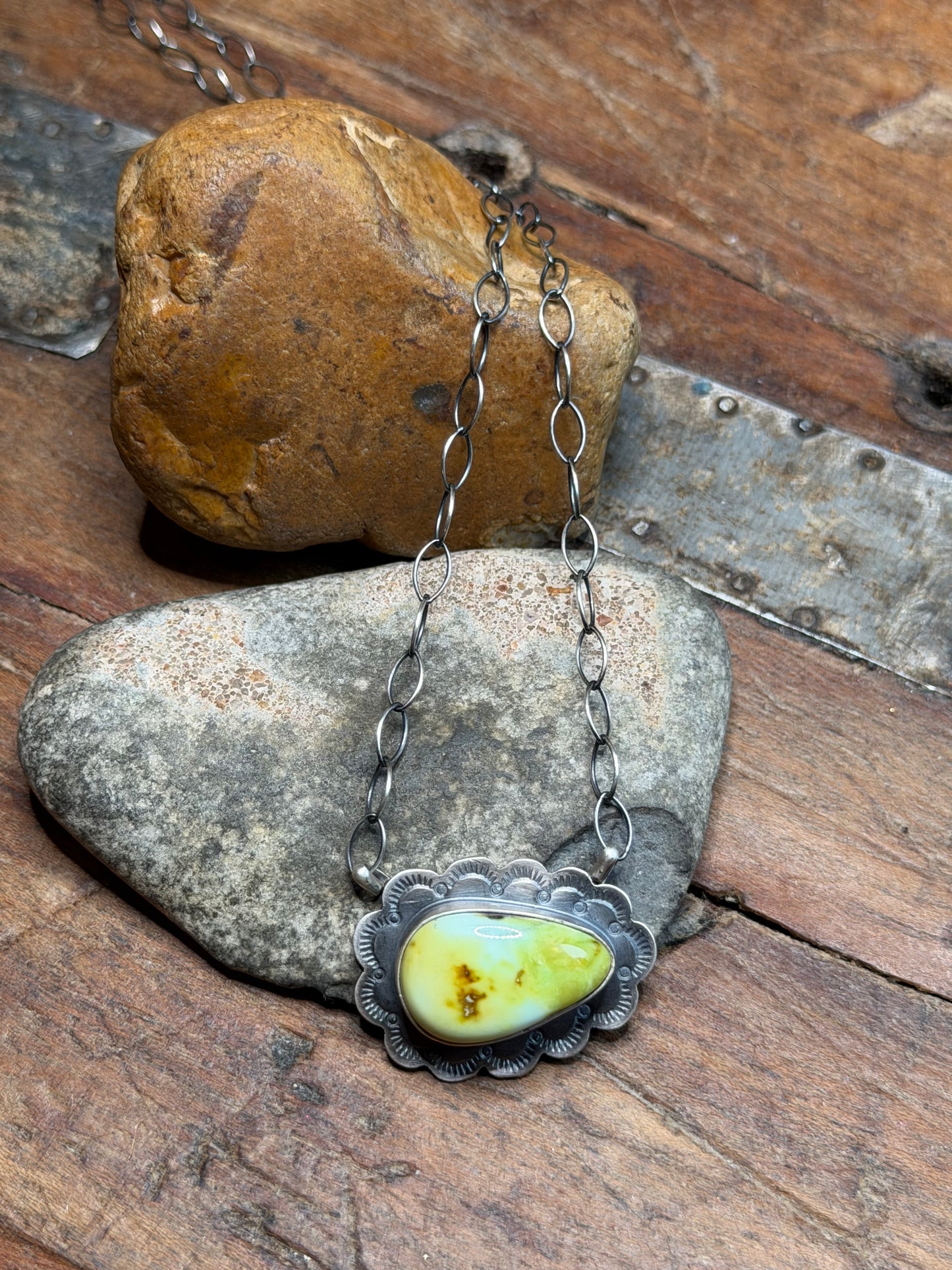 Jo P - Palomino Bar Style Necklace - 19" Long