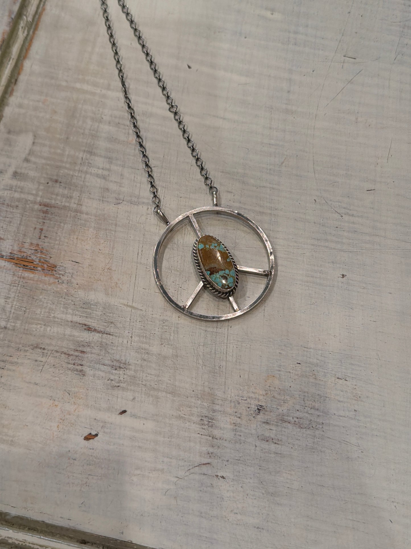 Lauri peace sign necklace