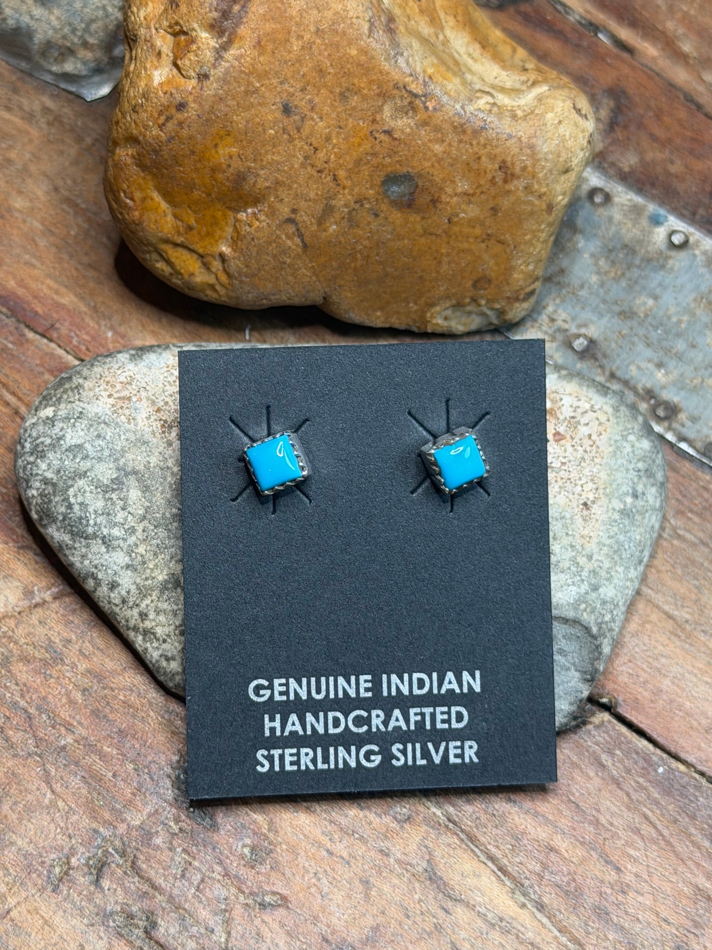 Wendy - Turquoise Mini Stud Earrings