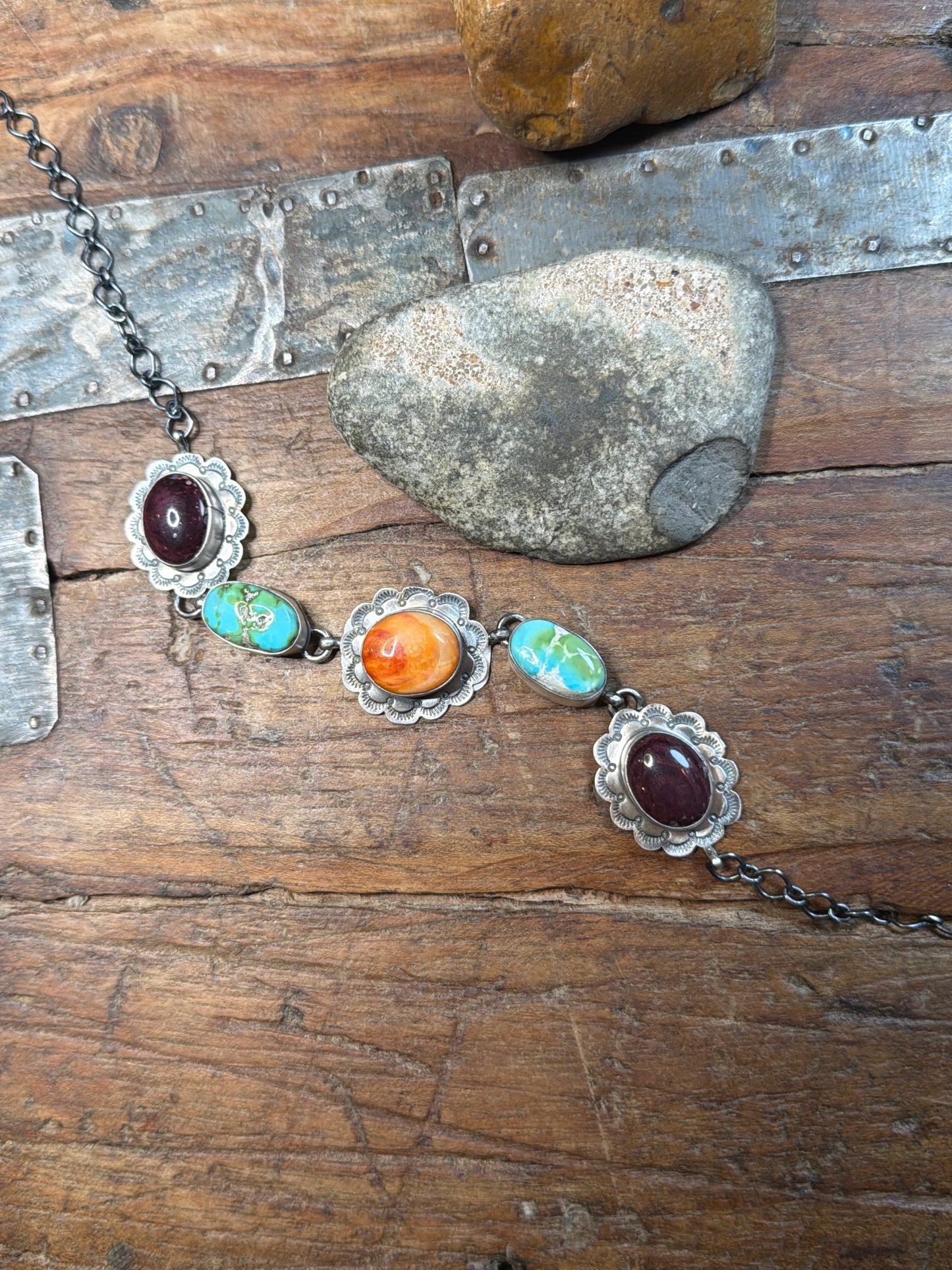 Karin 14 1/8 choker stamped