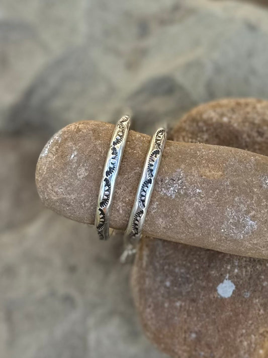 Sterling hoops