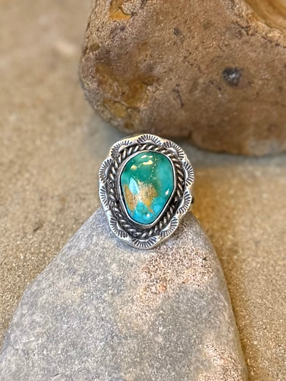 Turquoise ring size 8 1/2 karen