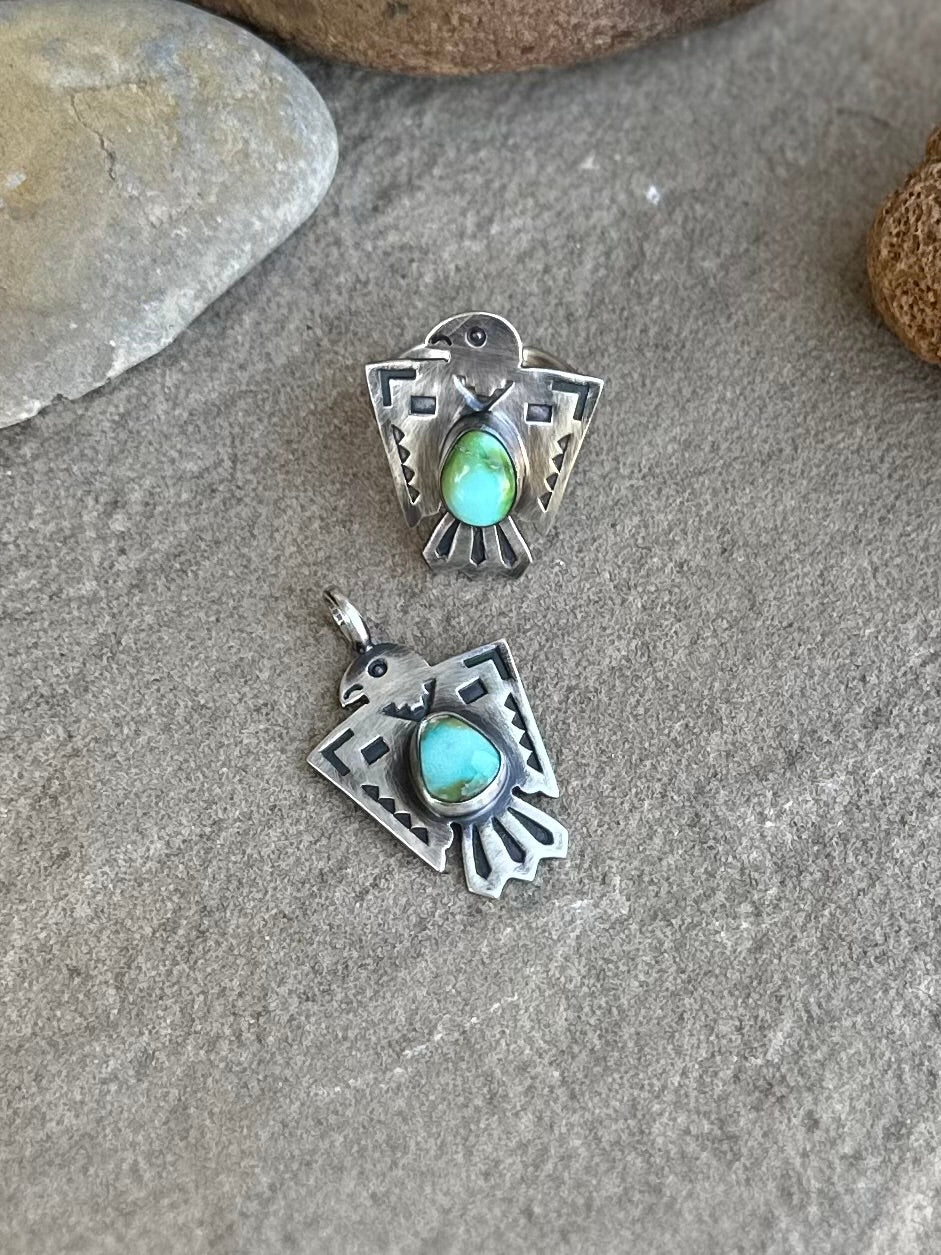 Sonoran Thunderbird Ring, size 8