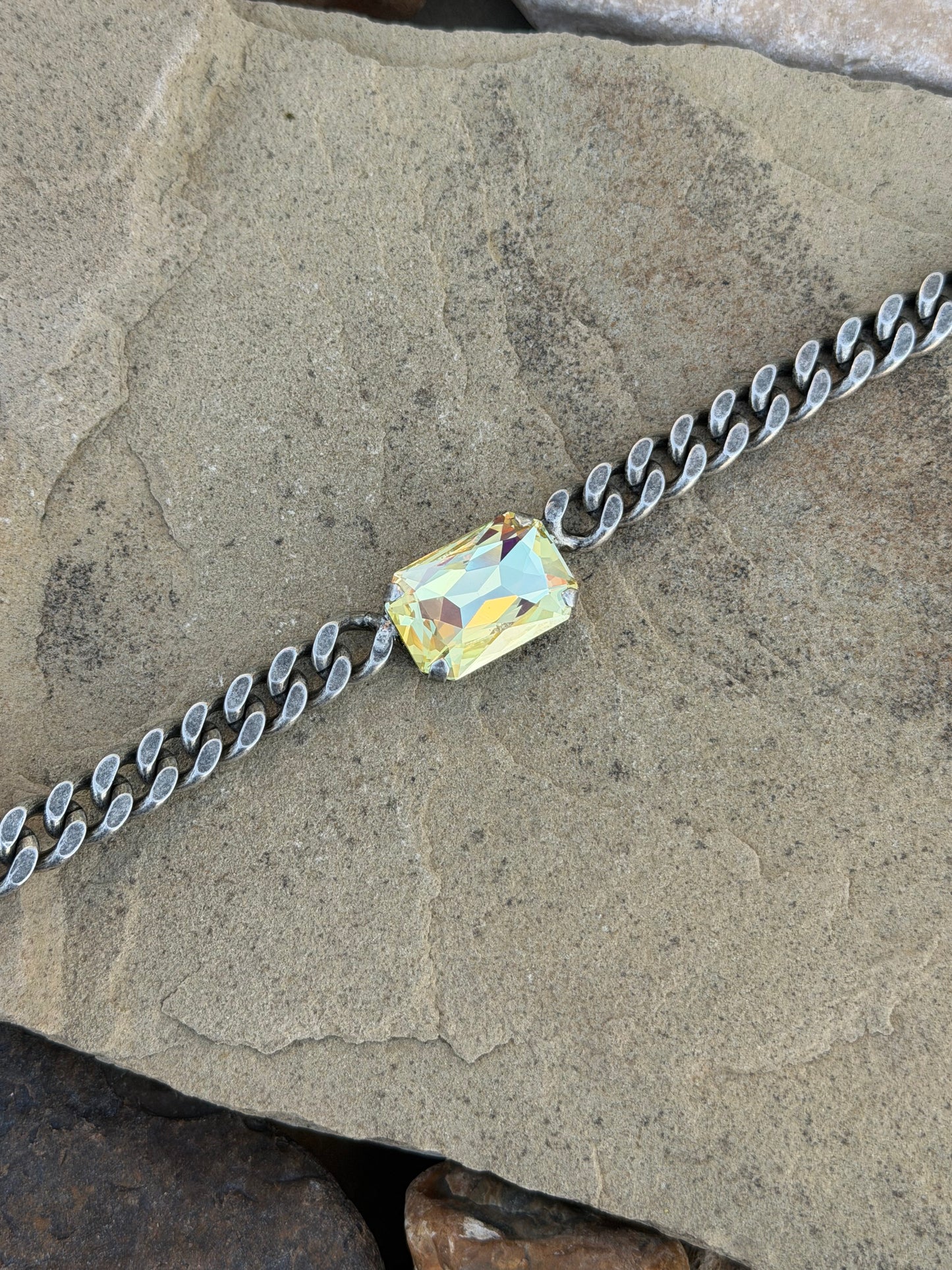 Crystal 18 7/8 Tova necklace