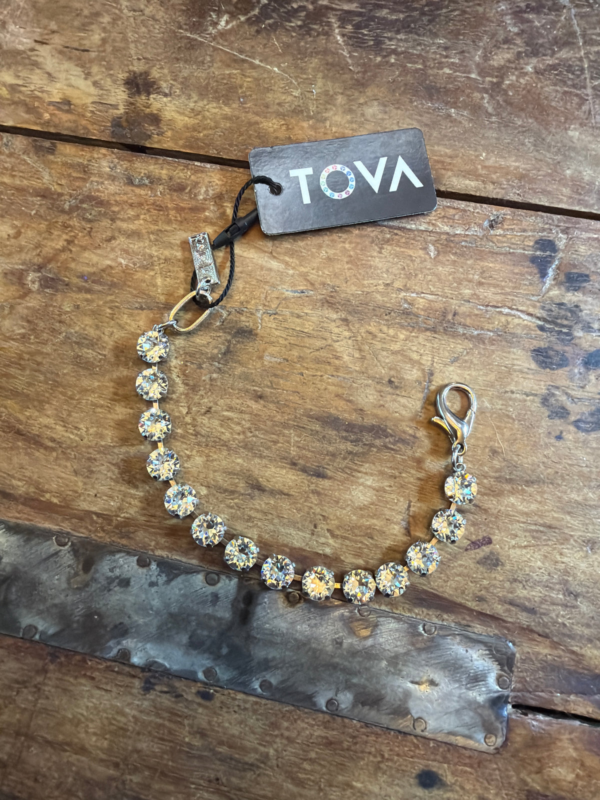 Lorena  Amanda Wendy TOVA izzy antique silver and clear