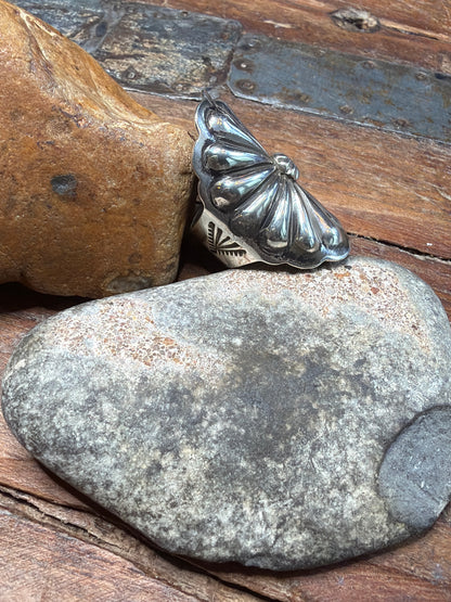 Rachel concho ring stamped
