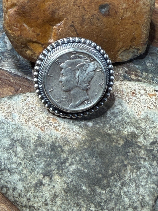Sally coin ring adjustable