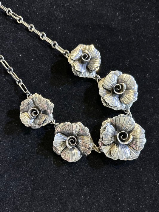 Federico Jimenez gorgeous rose statement necklace