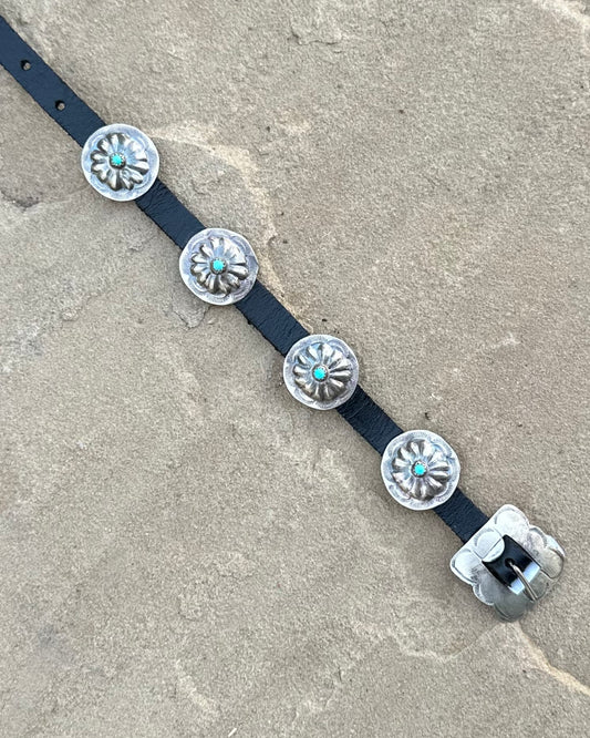 Turquoise Concho bracelet