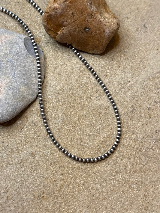 3 mm 18” with lobster closure machine made beads