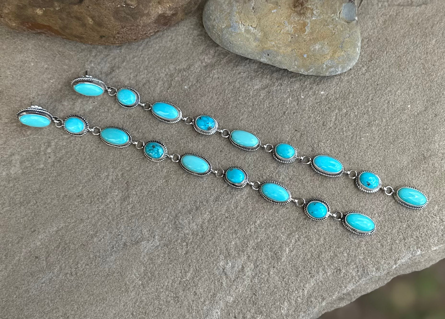 Extra long earrings